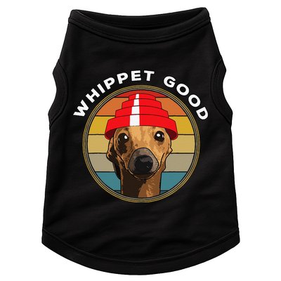 Whippet Good Funny 80s Music Dog Design Doggie Tank