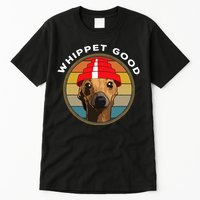 Whippet Good Funny 80s Music Dog Design Tall T-Shirt
