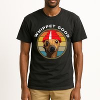 Whippet Good Funny 80s Music Dog Design Tall T-Shirt