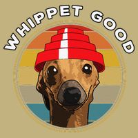 Whippet Good Funny 80s Music Dog Design Performance Shirt
