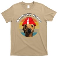 Whippet Good Funny 80s Music Dog Design T-Shirt