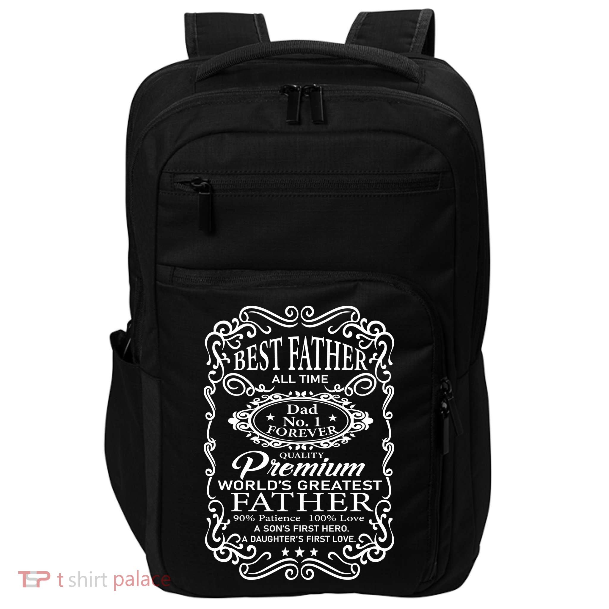 Worlds Greatest Father Mashup Quotes Impact Tech Backpack