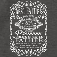 Worlds Greatest Father Mashup Quotes Vector Backpack