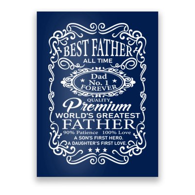 Worlds Greatest Father Mashup Quotes Poster
