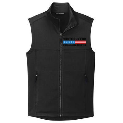 White Guy For Kamala Harris 2024 President Election Collective Smooth Fleece Vest