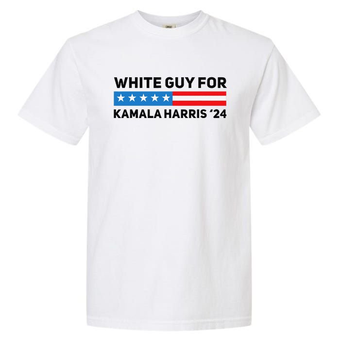 White Guy For Kamala Harris 2024 President Election Garment-Dyed Heavyweight T-Shirt