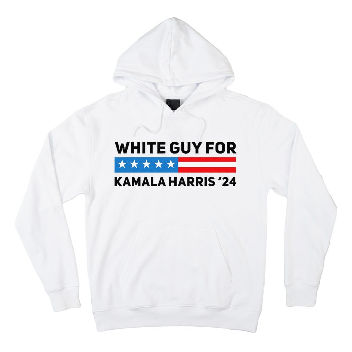 White Guy For Kamala Harris 2024 President Election Hoodie