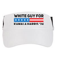 White Guy For Kamala Harris 2024 President Election Adult Drive Performance Visor