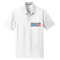 White Guy For Kamala Harris 2024 President Election Dry Zone Grid Polo