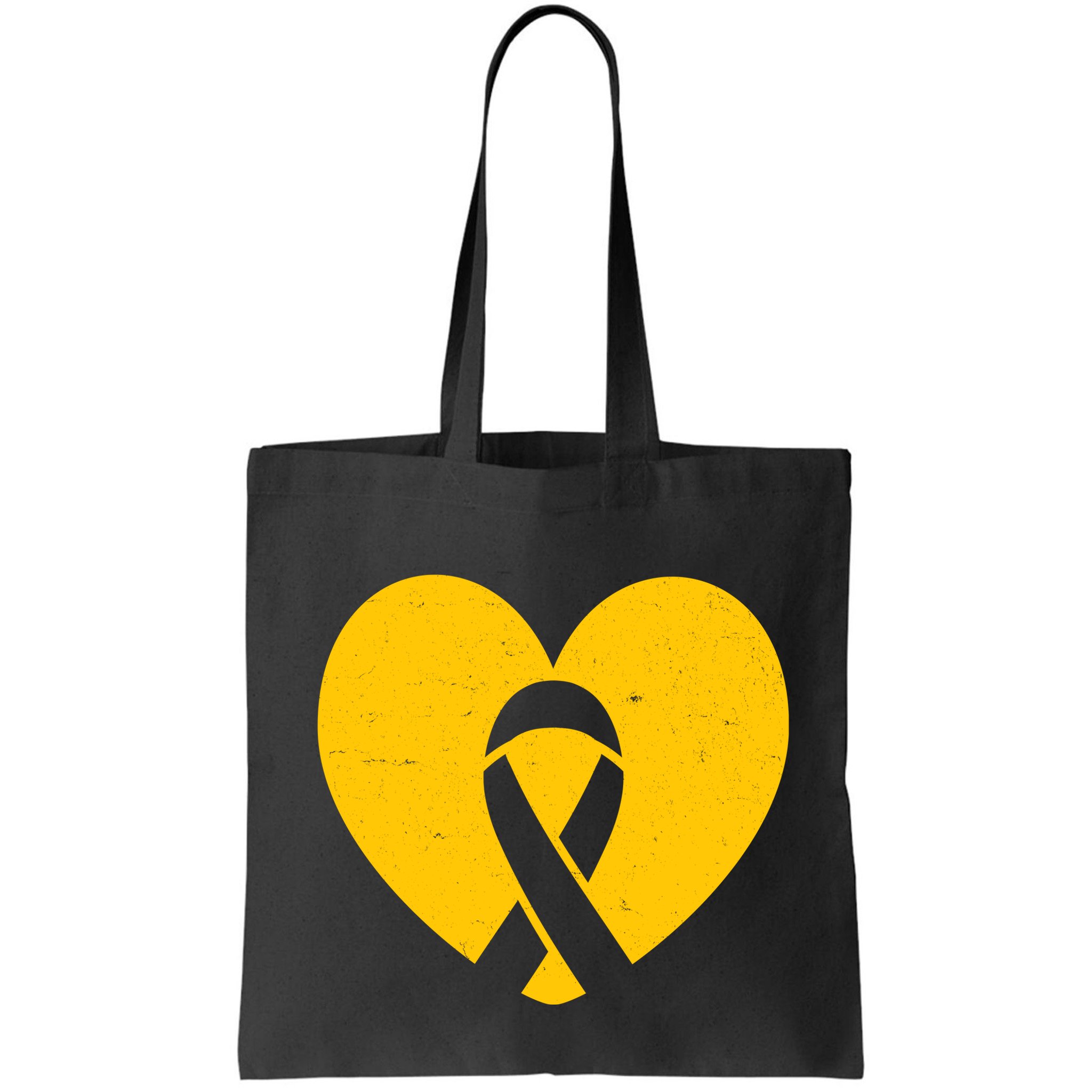 Wear Gold For Childhood Cancer Awareness Ribbon Bag