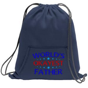 World's Greatest Father Sweatshirt Cinch Pack Bag