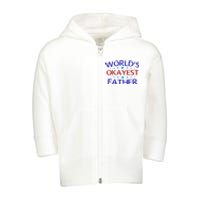 World's Greatest Father Toddler Zip Fleece Hoodie