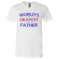 World's Greatest Father V-Neck T-Shirt