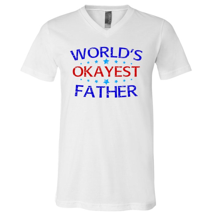 World's Greatest Father V-Neck T-Shirt