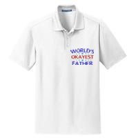 World's Greatest Father Dry Zone Grid Polo