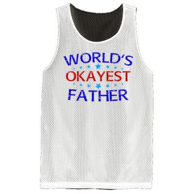 World's Greatest Father Mesh Reversible Basketball Jersey Tank