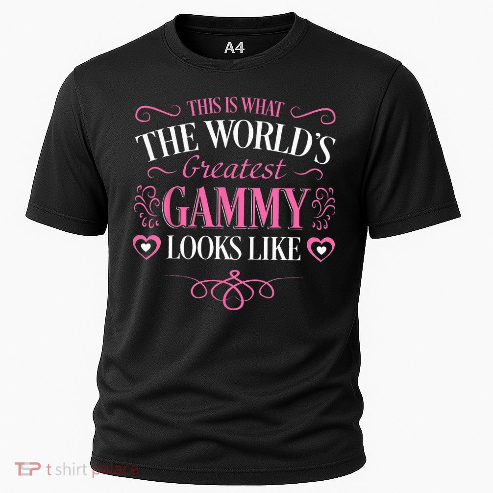 Worlds Greatest Gammy Looks Like Grandma Mothers Day Gifts Performance Shirt