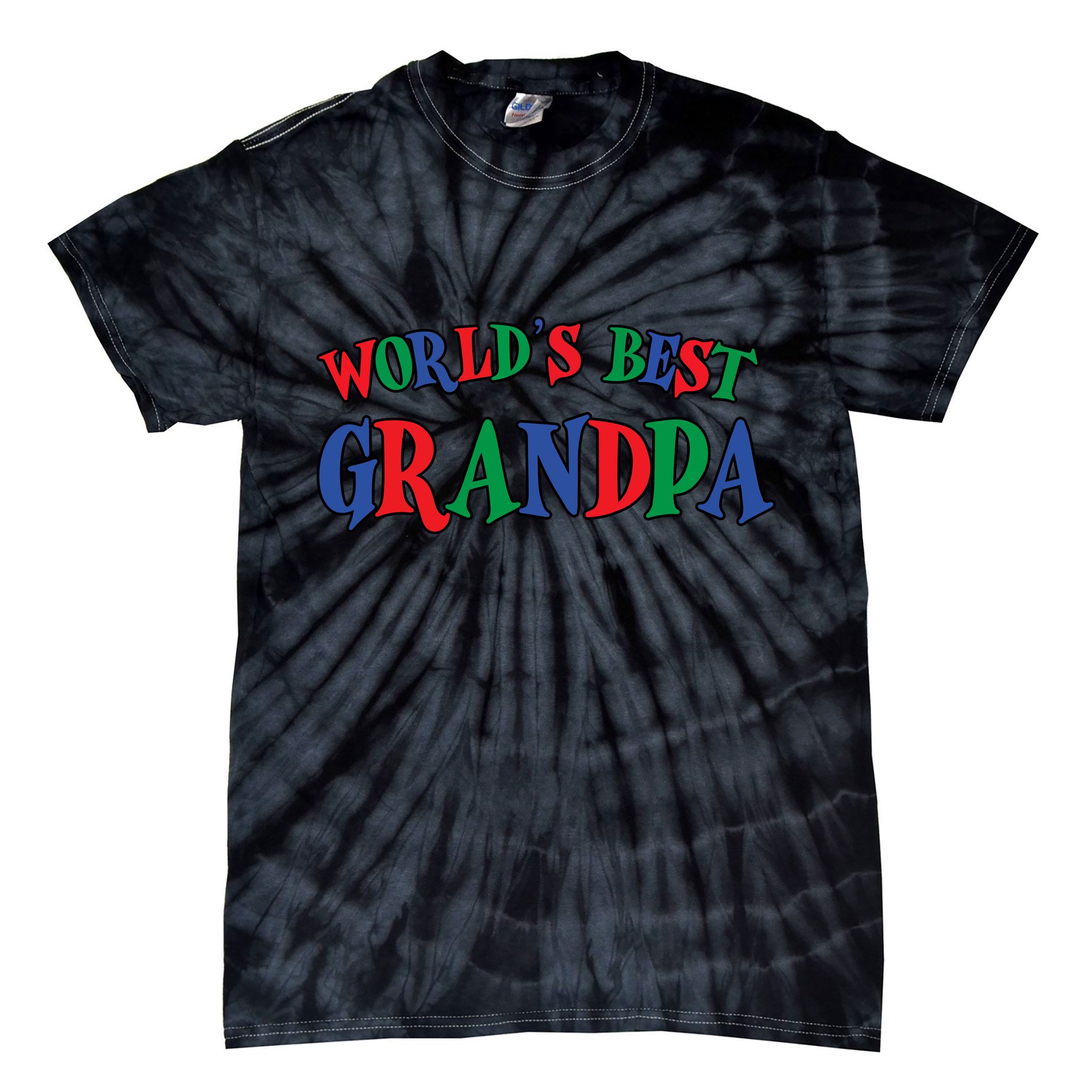 World's Greatest Grandpa Tie-Dye T-Shirt
