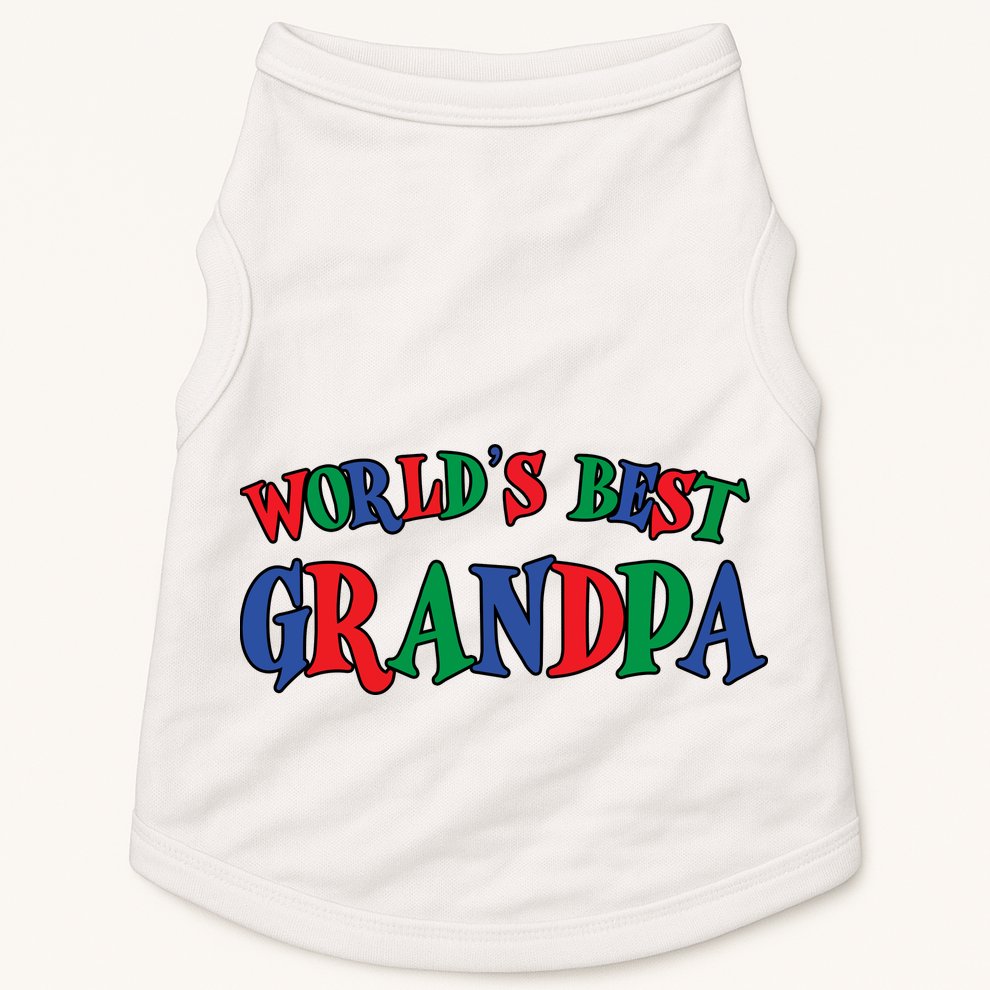 World's Greatest Grandpa Doggie Tank