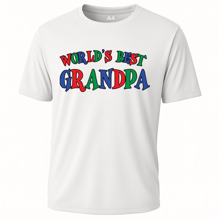 World's Greatest Grandpa Cooling Performance Crew T-Shirt