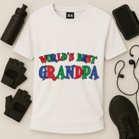 World's Greatest Grandpa Cooling Performance Crew T-Shirt