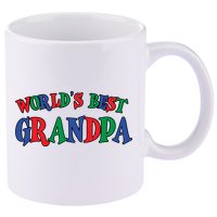 World's Greatest Grandpa 11oz C Handle Ceramic Mug