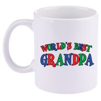 World's Greatest Grandpa 11oz C Handle Ceramic Mug