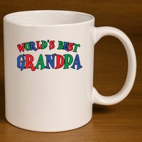 World's Greatest Grandpa 11oz C Handle Ceramic Mug