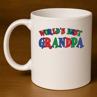 World's Greatest Grandpa 11oz C Handle Ceramic Mug