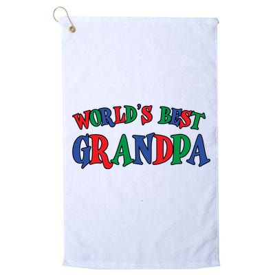 World's Greatest Grandpa Golf Towel