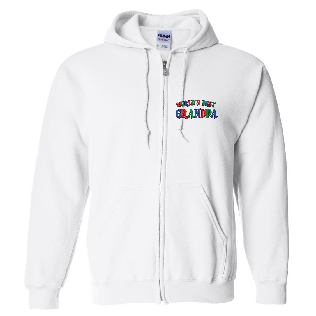 World's Greatest Grandpa Full Zip Hoodie