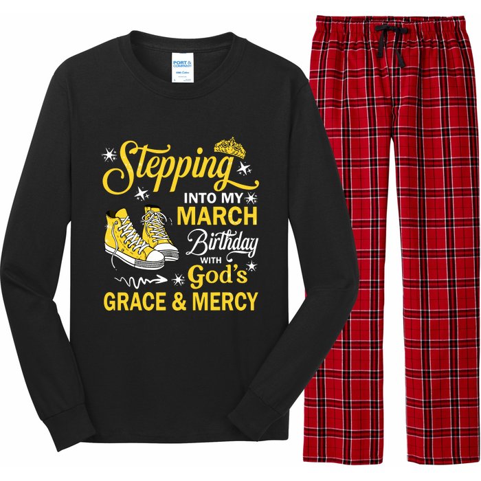 With Gods Grace Mercy Long Sleeve Pajama Set