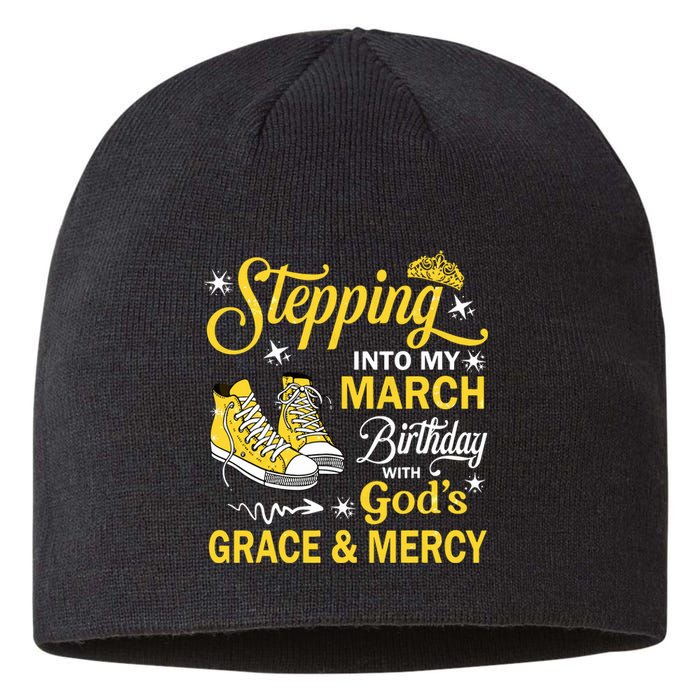 With Gods Grace Mercy Sustainable Beanie