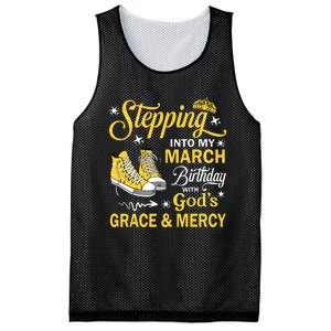 With Gods Grace Mercy Mesh Reversible Basketball Jersey Tank