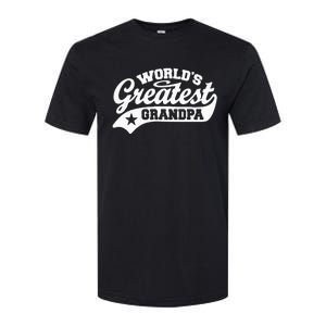 Worlds Greatest Grandpa Funny Fathers Day Softstyle CVC T-Shirt