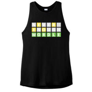 Word Game Gift Ladies PosiCharge Tri-Blend Wicking Tank