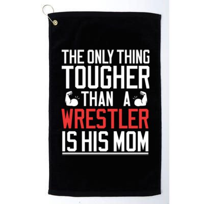 Wrestling Gift Gift Mom Wrestling Mom Gift Platinum Collection Golf Towel