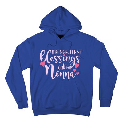 Wo Grandma Gift My Blessings Call Me Nonna Grandmother Great Gift Hoodie