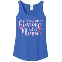 Wo Grandma Gift My Blessings Call Me Nonna Grandmother Great Gift Ladies Essential Tank