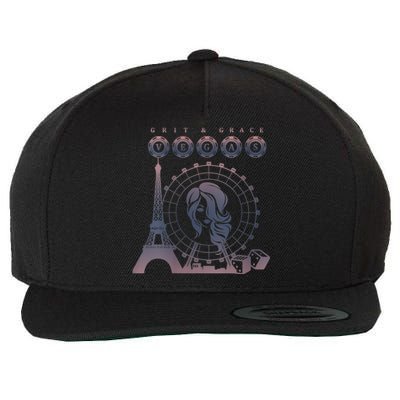 Womens Grit & Grace Take VEGAS Wool Snapback Cap