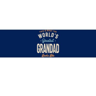 Worlds Greatest Grandad Bumper Sticker