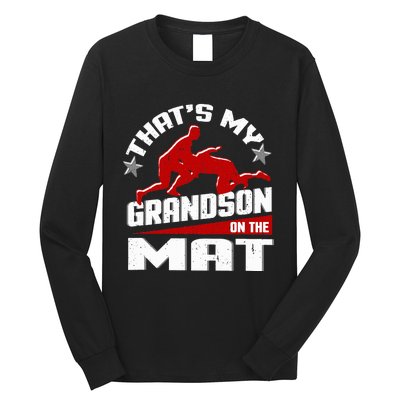 Wrestling Grandma Grandpa Wrestle Season Long Sleeve Shirt