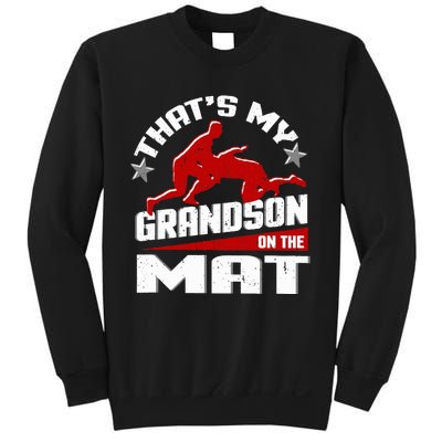 Wrestling Grandma Grandpa Wrestle Season Sweatshirt