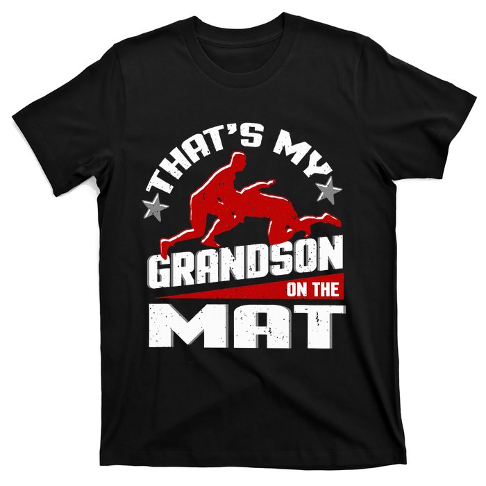 Wrestling Grandma Grandpa Wrestle Season T-Shirt