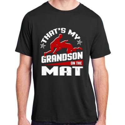 Wrestling Grandma Grandpa Wrestle Season Adult ChromaSoft Performance T-Shirt