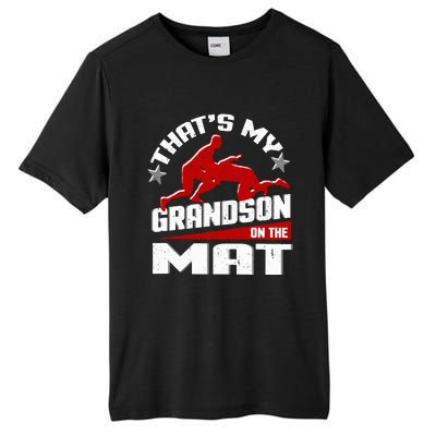 Wrestling Grandma Grandpa Wrestle Season Tall Fusion ChromaSoft Performance T-Shirt