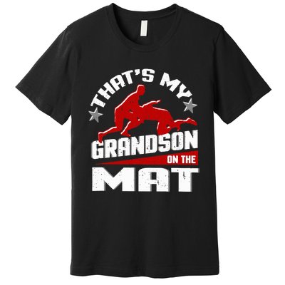 Wrestling Grandma Grandpa Wrestle Season Premium T-Shirt