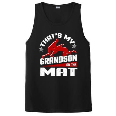 Wrestling Grandma Grandpa Wrestle Season PosiCharge Competitor Tank