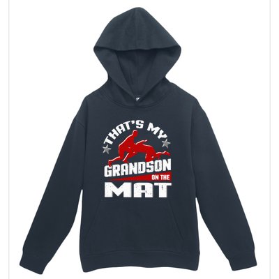 Wrestling Grandma Grandpa Wrestle Season Urban Pullover Hoodie