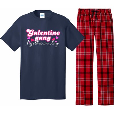 Wo Galentine Gang Together We Slay ValentineS Day Pajama Set